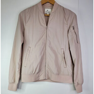 Anthropologie Others Follow Womens Small Blush Pink Lightweight Bomber Jacket